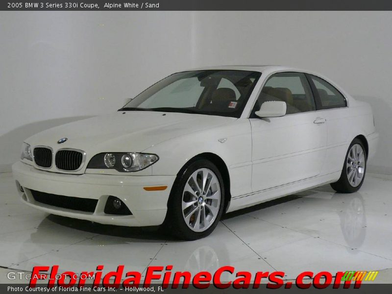 Alpine White / Sand 2005 BMW 3 Series 330i Coupe