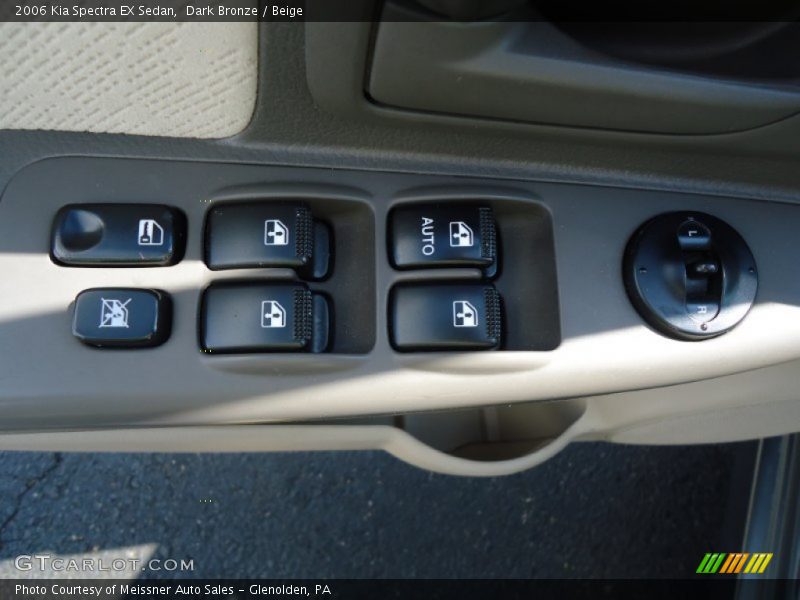 Dark Bronze / Beige 2006 Kia Spectra EX Sedan