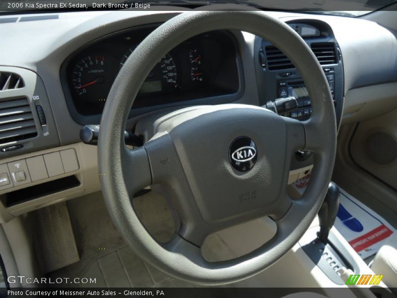 Dark Bronze / Beige 2006 Kia Spectra EX Sedan