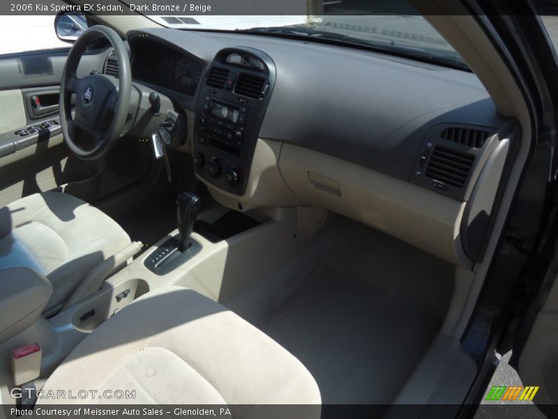 Dark Bronze / Beige 2006 Kia Spectra EX Sedan