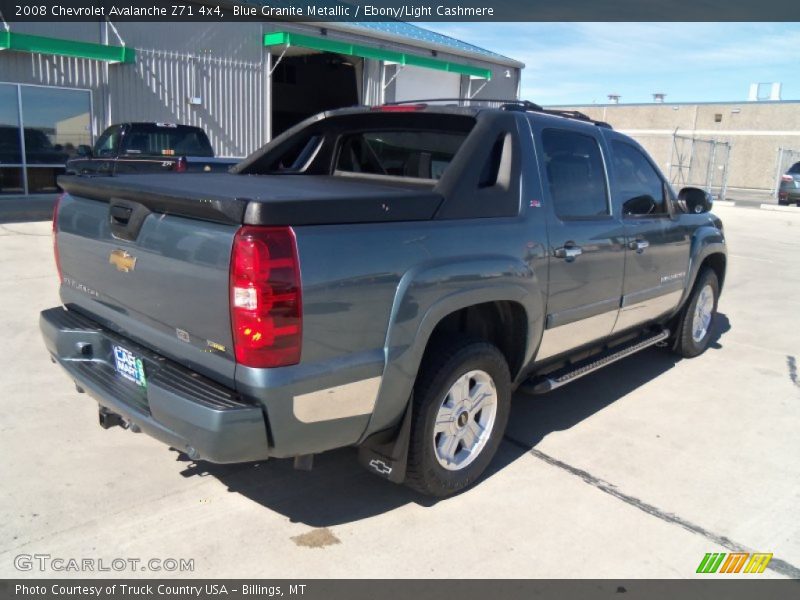 Blue Granite Metallic / Ebony/Light Cashmere 2008 Chevrolet Avalanche Z71 4x4