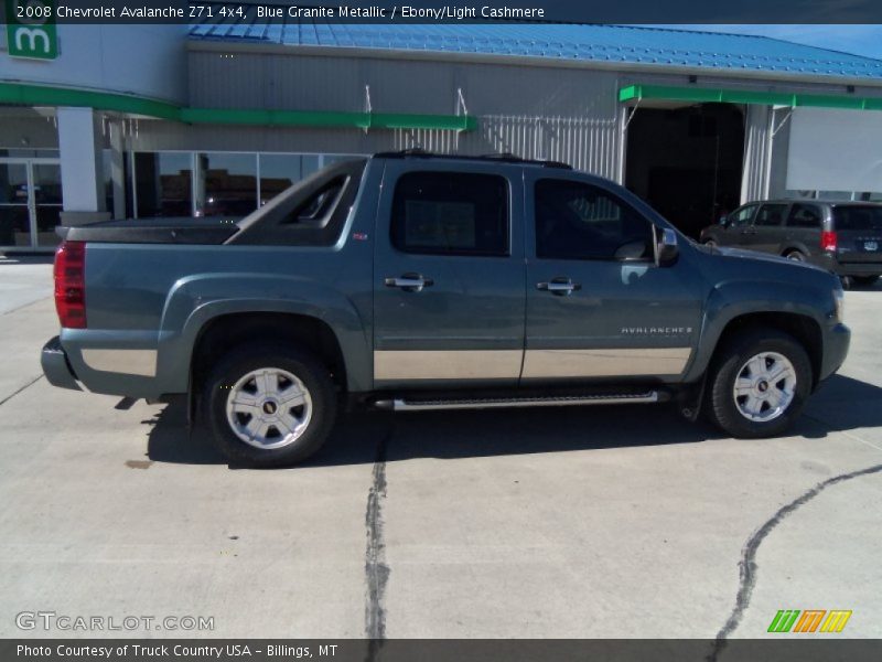 Blue Granite Metallic / Ebony/Light Cashmere 2008 Chevrolet Avalanche Z71 4x4
