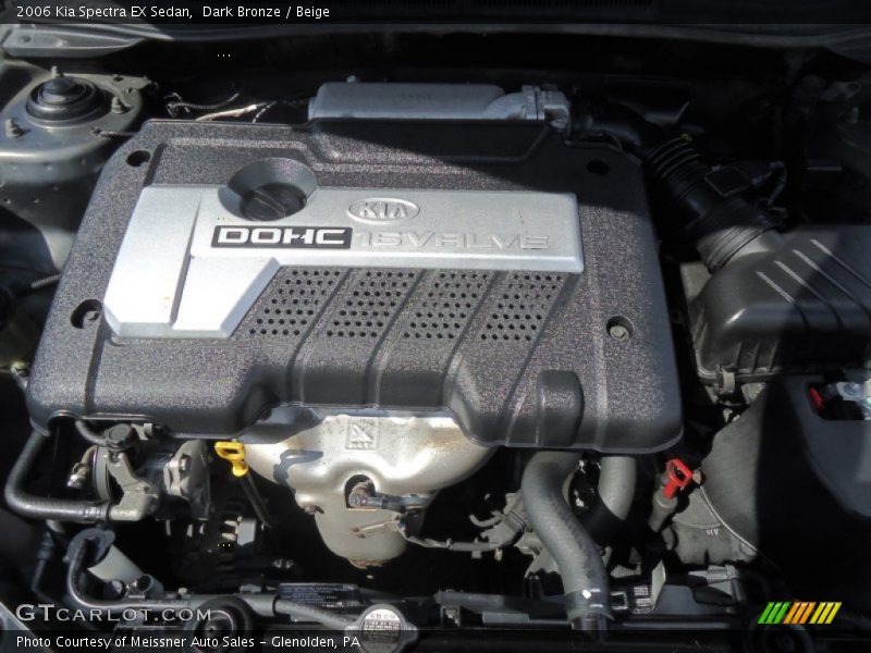 Dark Bronze / Beige 2006 Kia Spectra EX Sedan