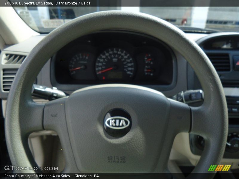 Dark Bronze / Beige 2006 Kia Spectra EX Sedan