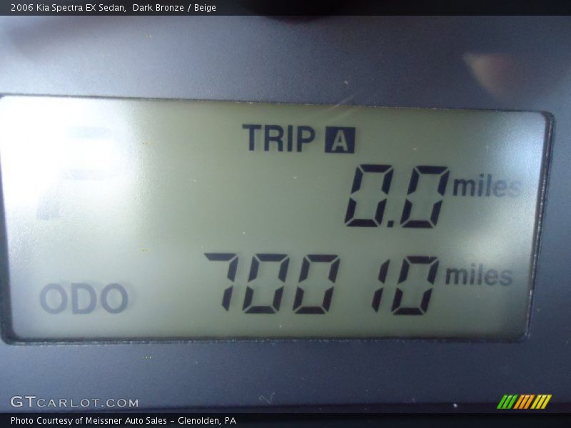 Dark Bronze / Beige 2006 Kia Spectra EX Sedan