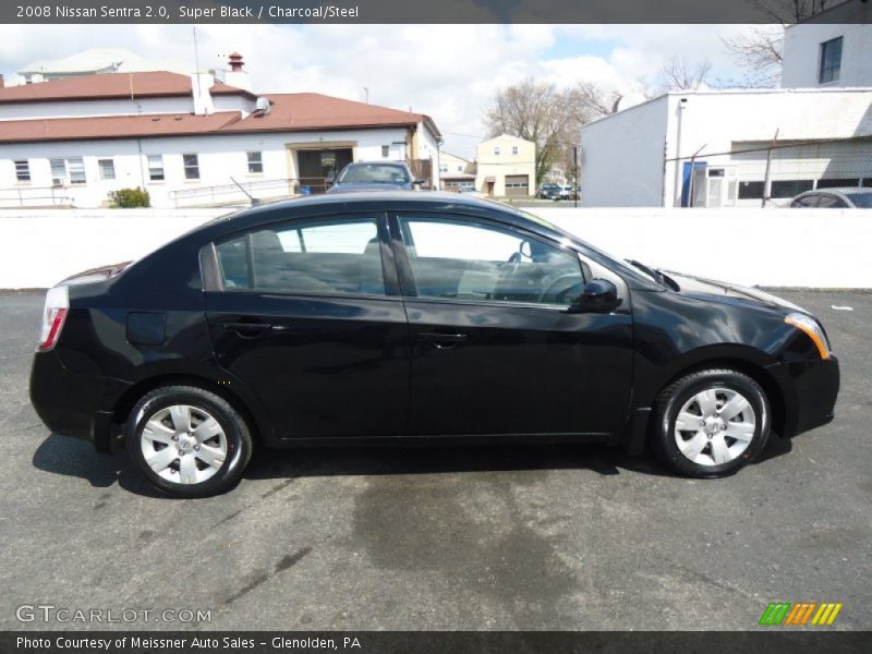 Super Black / Charcoal/Steel 2008 Nissan Sentra 2.0