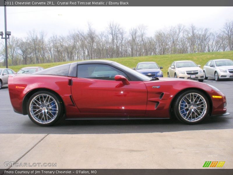  2011 Corvette ZR1 Crystal Red Tintcoat Metallic