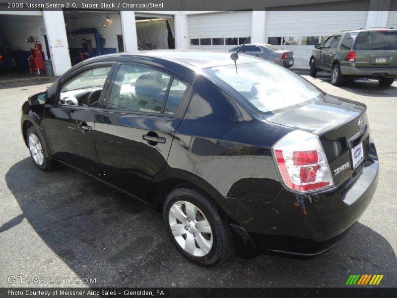 Super Black / Charcoal/Steel 2008 Nissan Sentra 2.0