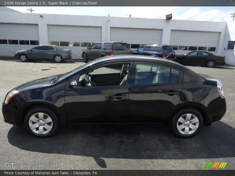 Super Black / Charcoal/Steel 2008 Nissan Sentra 2.0