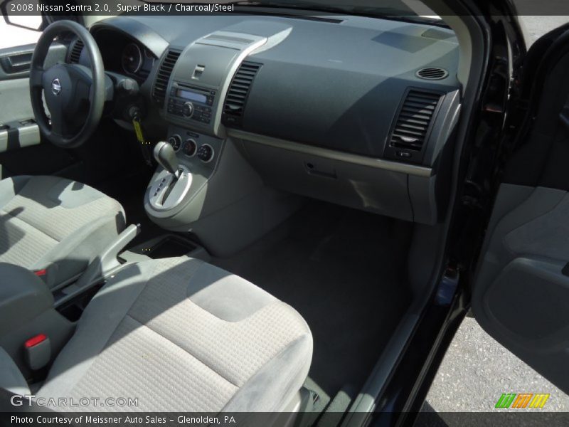 Super Black / Charcoal/Steel 2008 Nissan Sentra 2.0