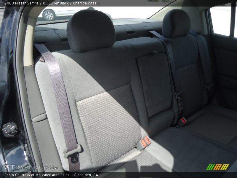 Super Black / Charcoal/Steel 2008 Nissan Sentra 2.0