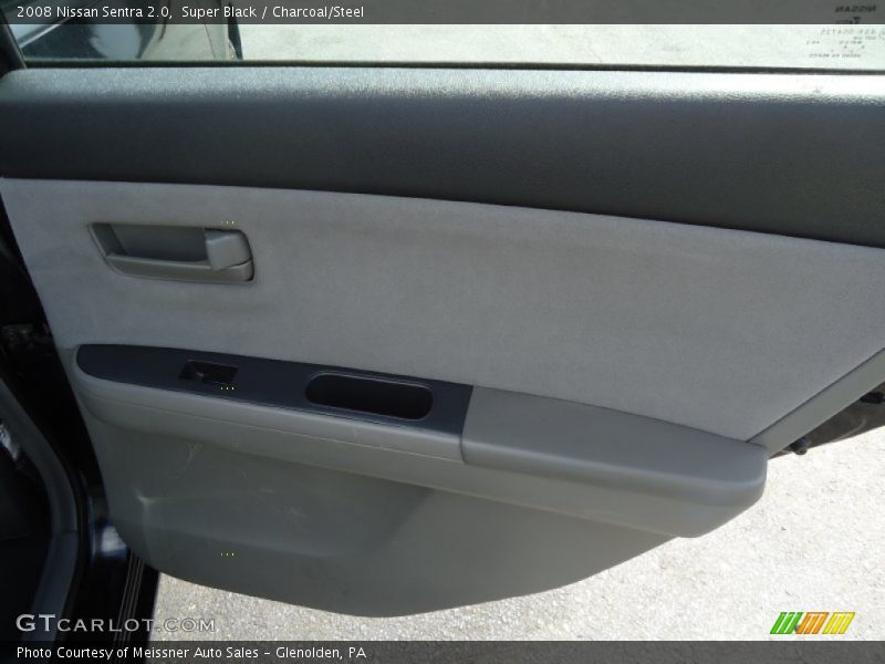 Super Black / Charcoal/Steel 2008 Nissan Sentra 2.0