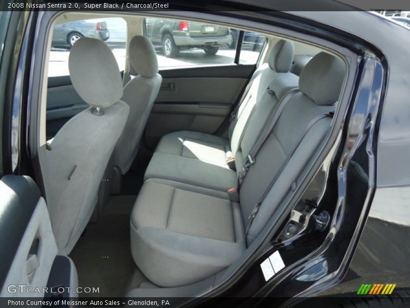 Super Black / Charcoal/Steel 2008 Nissan Sentra 2.0