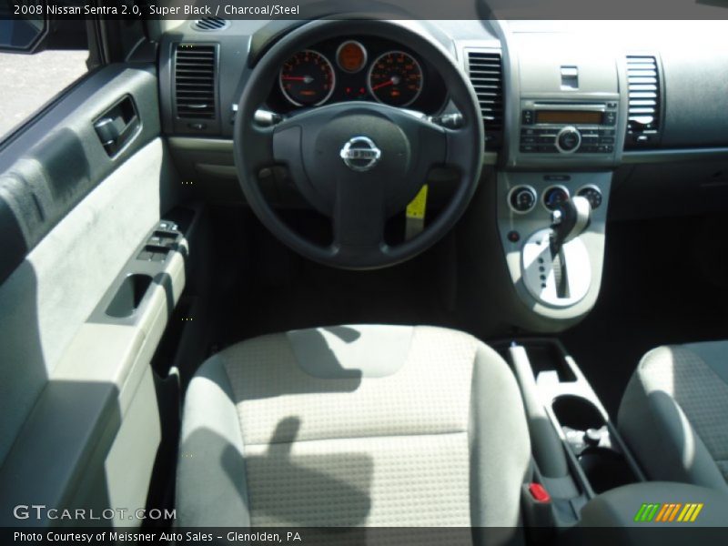 Super Black / Charcoal/Steel 2008 Nissan Sentra 2.0