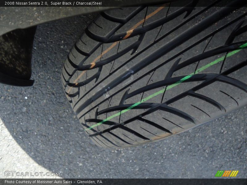 Super Black / Charcoal/Steel 2008 Nissan Sentra 2.0
