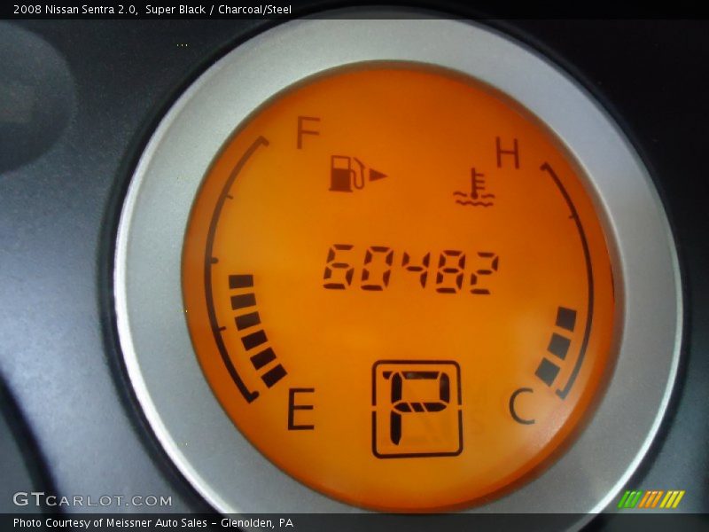 Super Black / Charcoal/Steel 2008 Nissan Sentra 2.0