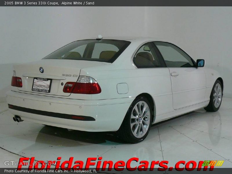Alpine White / Sand 2005 BMW 3 Series 330i Coupe