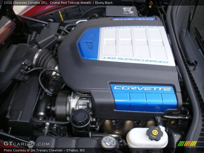  2011 Corvette ZR1 Engine - 6.2 Liter Supercharged OHV 16-Valve LS9 V8