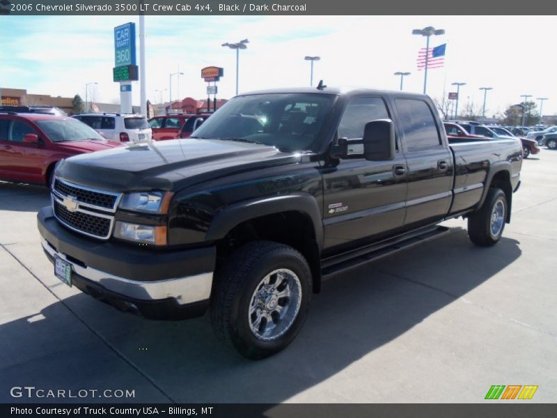 Black / Dark Charcoal 2006 Chevrolet Silverado 3500 LT Crew Cab 4x4