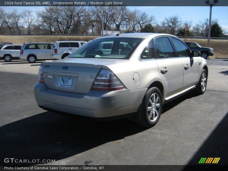 Smokestone Metallic / Medium Light Stone 2009 Ford Taurus SEL AWD