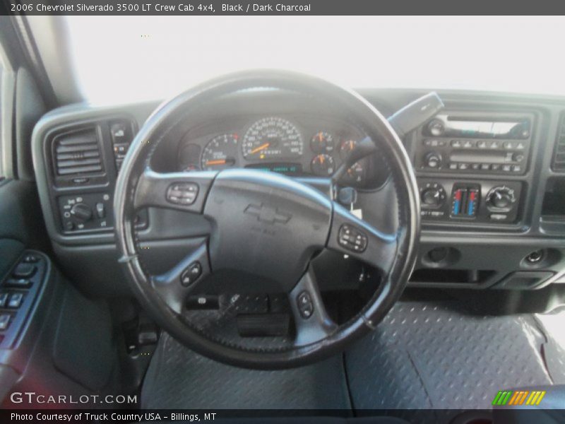 Black / Dark Charcoal 2006 Chevrolet Silverado 3500 LT Crew Cab 4x4