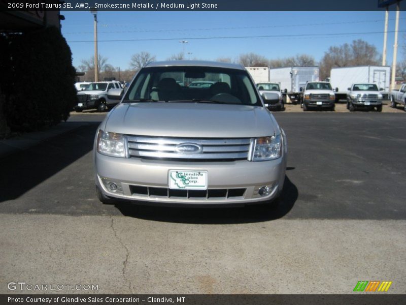 Smokestone Metallic / Medium Light Stone 2009 Ford Taurus SEL AWD
