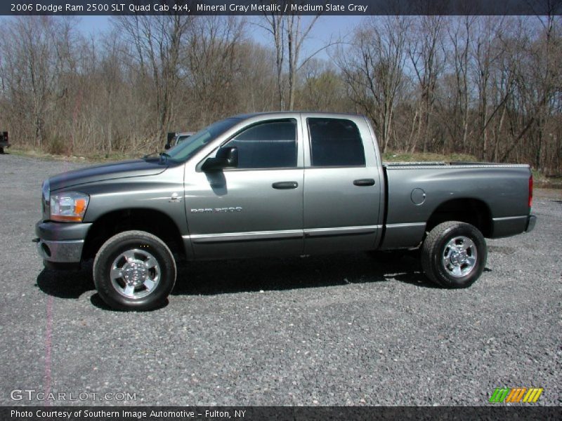 Mineral Gray Metallic / Medium Slate Gray 2006 Dodge Ram 2500 SLT Quad Cab 4x4