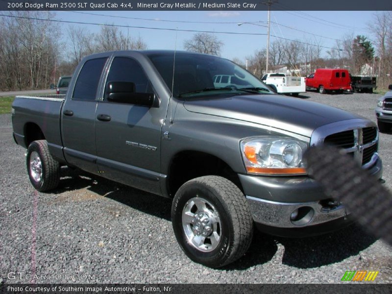 Mineral Gray Metallic / Medium Slate Gray 2006 Dodge Ram 2500 SLT Quad Cab 4x4