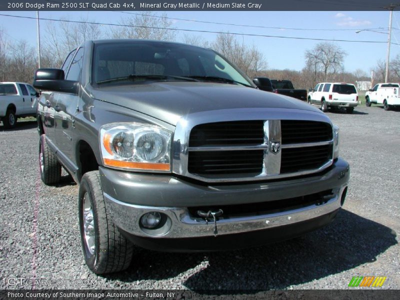 Mineral Gray Metallic / Medium Slate Gray 2006 Dodge Ram 2500 SLT Quad Cab 4x4