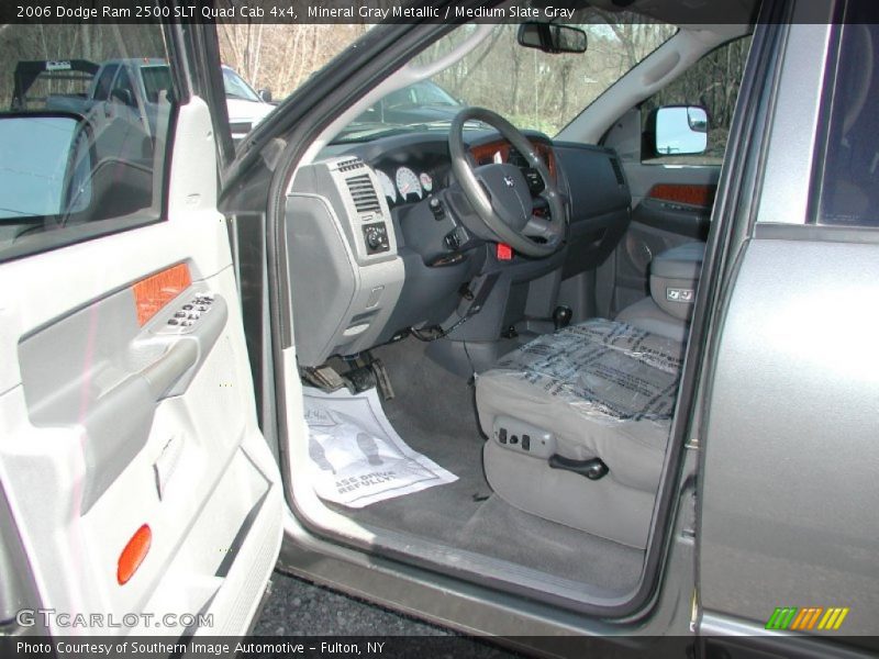 Mineral Gray Metallic / Medium Slate Gray 2006 Dodge Ram 2500 SLT Quad Cab 4x4