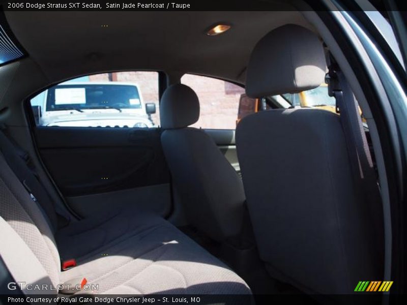 Satin Jade Pearlcoat / Taupe 2006 Dodge Stratus SXT Sedan