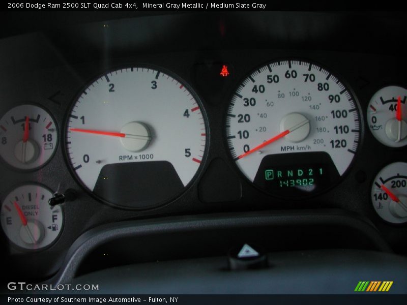 Mineral Gray Metallic / Medium Slate Gray 2006 Dodge Ram 2500 SLT Quad Cab 4x4