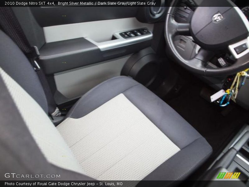Bright Silver Metallic / Dark Slate Gray/Light Slate Gray 2010 Dodge Nitro SXT 4x4