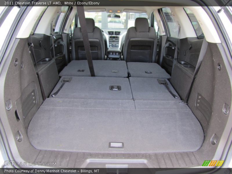 White / Ebony/Ebony 2011 Chevrolet Traverse LT AWD