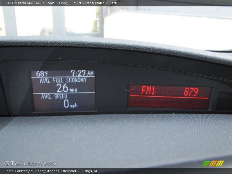 Liquid Silver Metallic / Black 2011 Mazda MAZDA3 s Sport 5 Door