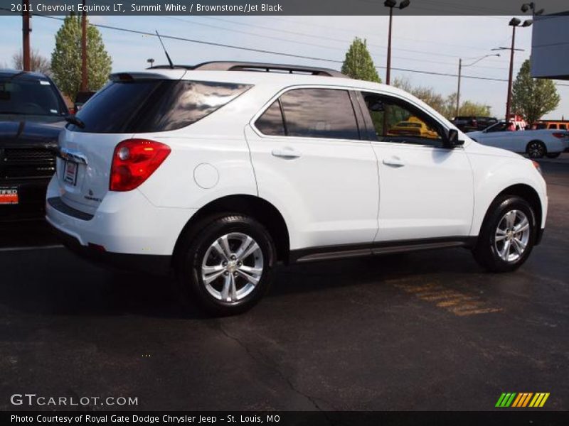 Summit White / Brownstone/Jet Black 2011 Chevrolet Equinox LT