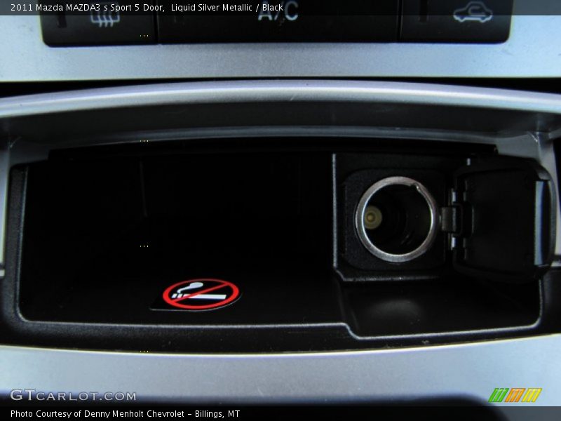 Liquid Silver Metallic / Black 2011 Mazda MAZDA3 s Sport 5 Door