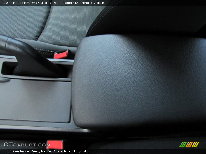 Liquid Silver Metallic / Black 2011 Mazda MAZDA3 s Sport 5 Door