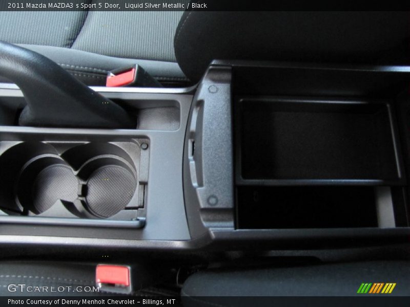 Liquid Silver Metallic / Black 2011 Mazda MAZDA3 s Sport 5 Door