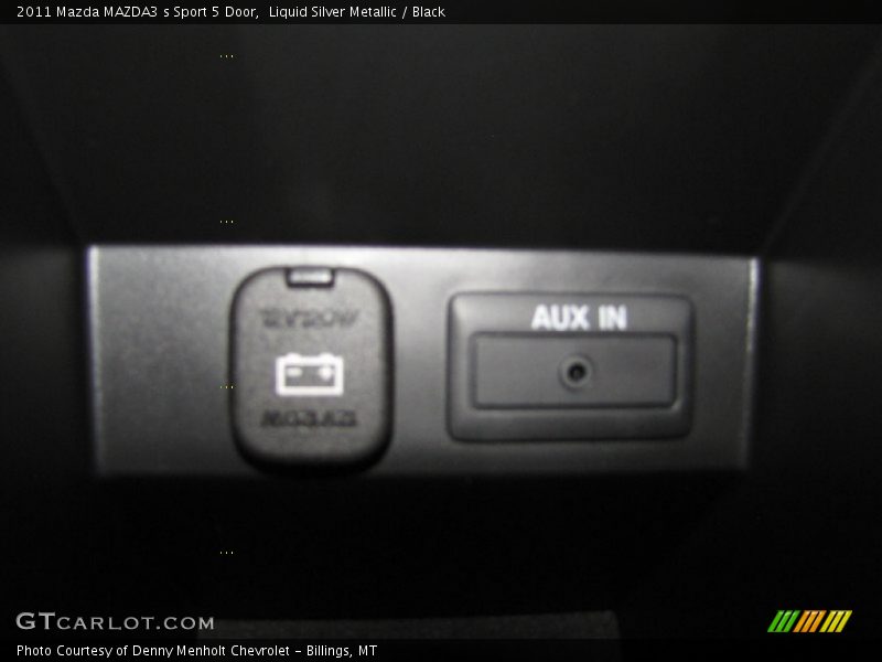 Liquid Silver Metallic / Black 2011 Mazda MAZDA3 s Sport 5 Door