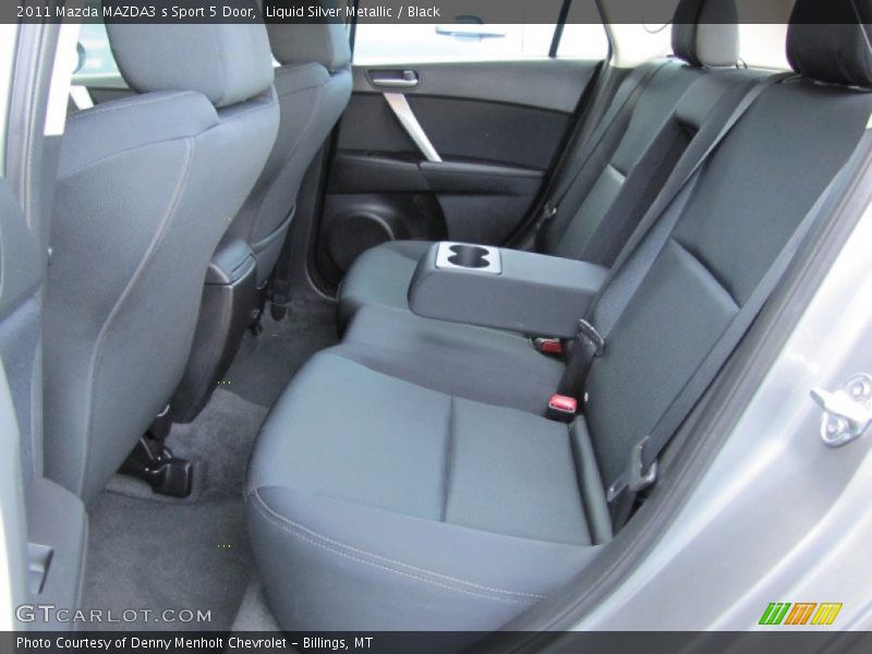 Liquid Silver Metallic / Black 2011 Mazda MAZDA3 s Sport 5 Door
