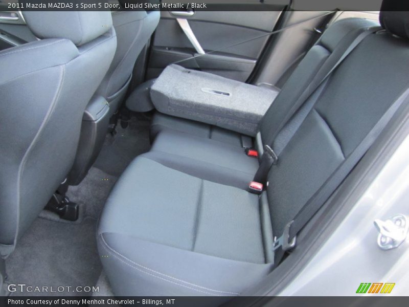 Liquid Silver Metallic / Black 2011 Mazda MAZDA3 s Sport 5 Door