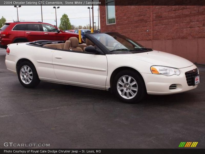 Stone White / Sandstone 2004 Chrysler Sebring GTC Convertible