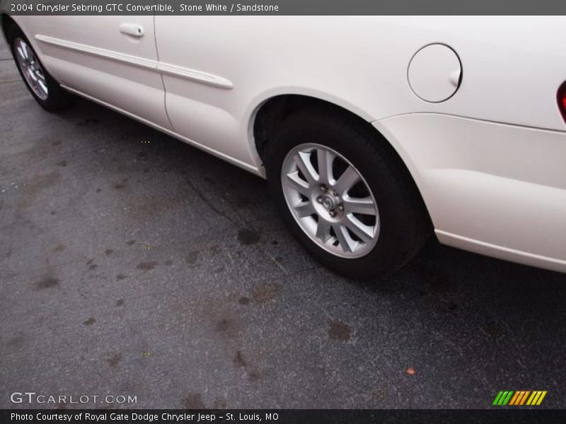 Stone White / Sandstone 2004 Chrysler Sebring GTC Convertible