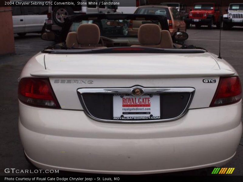 Stone White / Sandstone 2004 Chrysler Sebring GTC Convertible