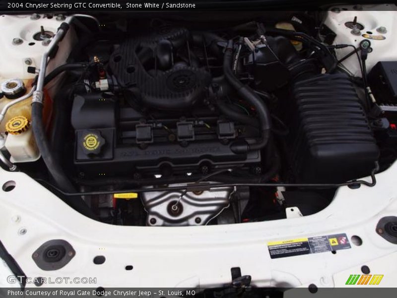 Stone White / Sandstone 2004 Chrysler Sebring GTC Convertible
