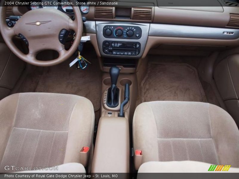 Stone White / Sandstone 2004 Chrysler Sebring GTC Convertible