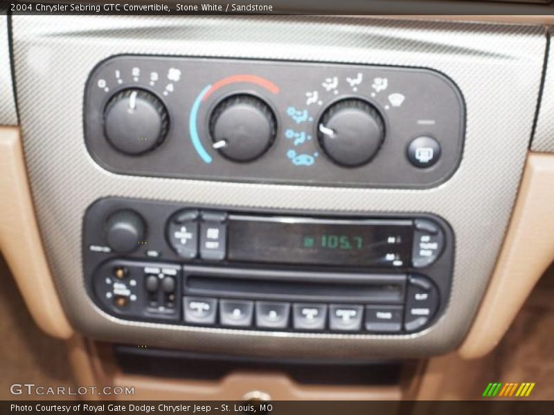 Stone White / Sandstone 2004 Chrysler Sebring GTC Convertible