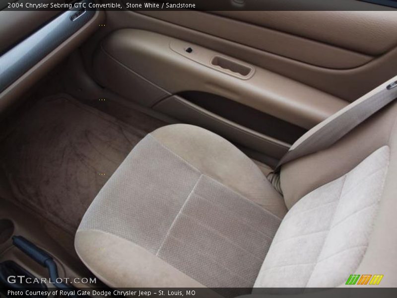 Stone White / Sandstone 2004 Chrysler Sebring GTC Convertible
