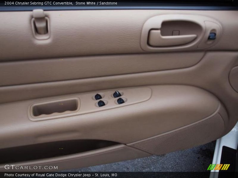 Stone White / Sandstone 2004 Chrysler Sebring GTC Convertible